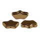 Les perles par Puca® Delos kralen Dark gold bronze 23980/14485